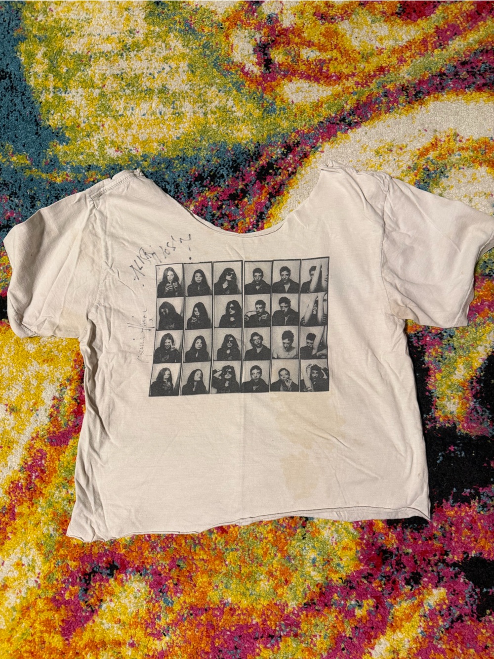 Vintage The Kills signed grunge t-shirt